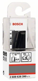 Пазовая фреза 8 mm, D1 20 mm, L 25 mm, G 56 mm 2608628390